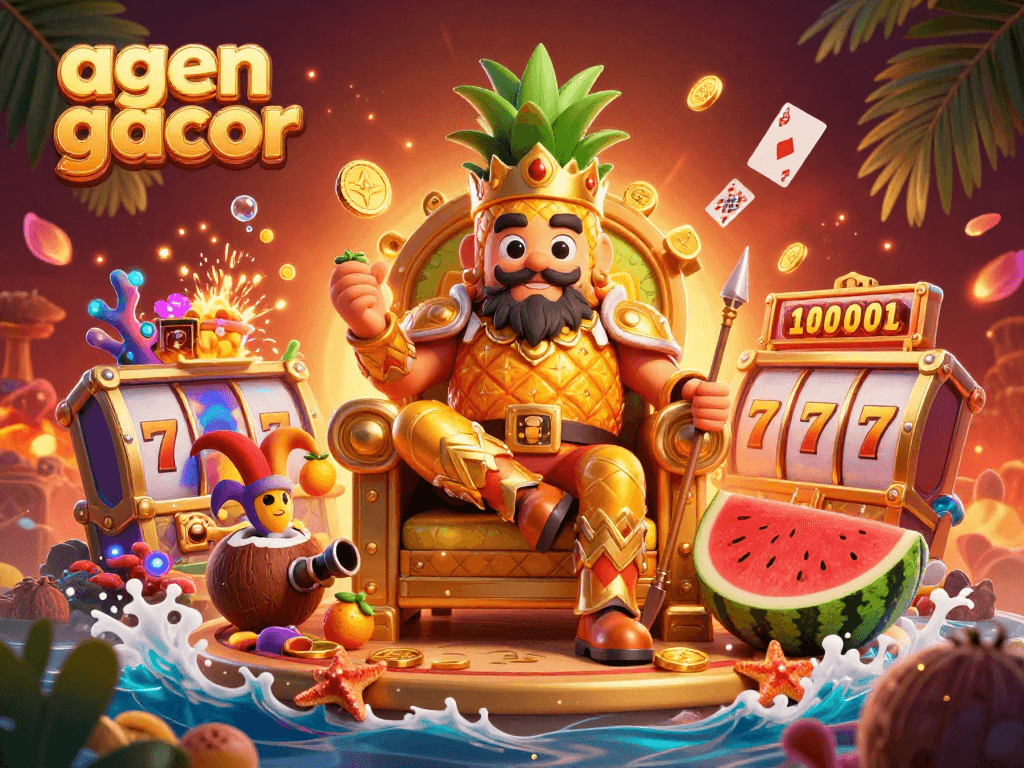 Experience the vibrant and dynamic world of agen gacor on a beach casino full of treasures and fun!