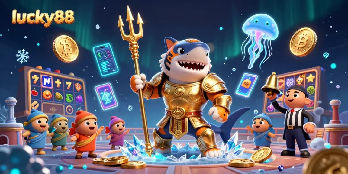 Engage in thrilling gameplay with lucky88 as the tiger shark showcases high-stakes action in 3D!