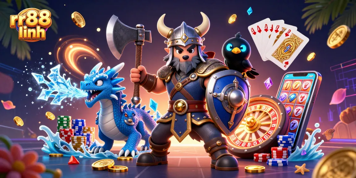 Engage with rr88 linh for thrilling gaming action featuring vibrant casino characters.
