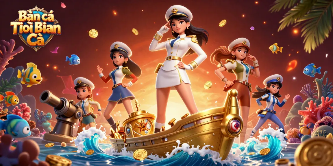Bắn cá Tiểu Tiên Cá game featuring dynamic fish shooting action with vibrant sea creatures and a captivating underwater theme.