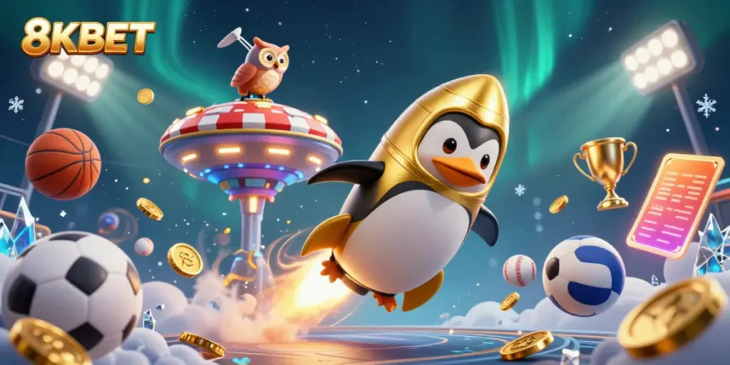 Experience thrilling gameplay with 8KBET through a vibrant 3D casino adventure featuring exciting gaming elements.