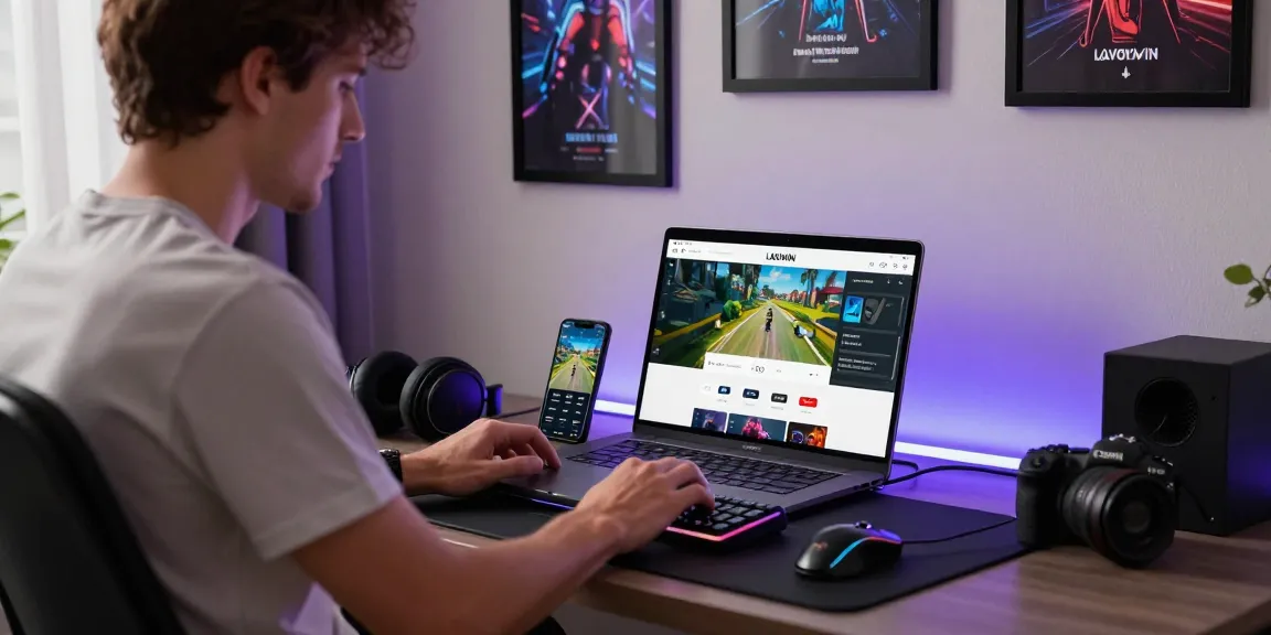 Access LAVOWIN daftar through a modern gaming setup with user-friendly interface and engaging environment