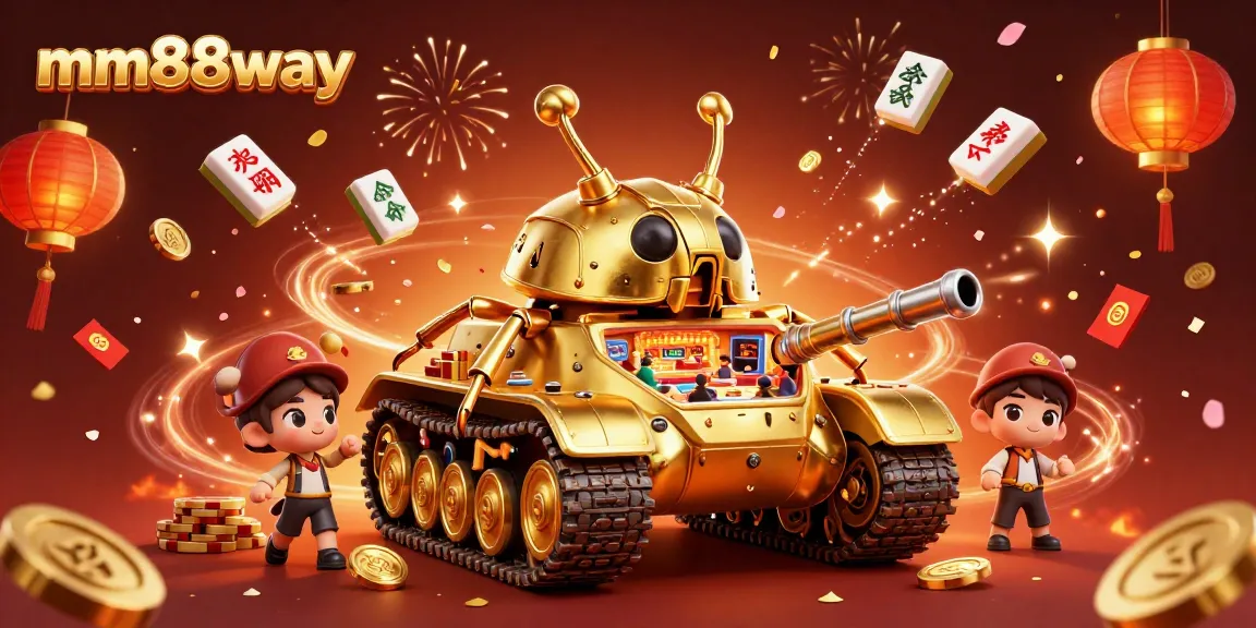 Experience thrilling gaming action at mm88way with a lavish casino scene in a golden beetle tank.