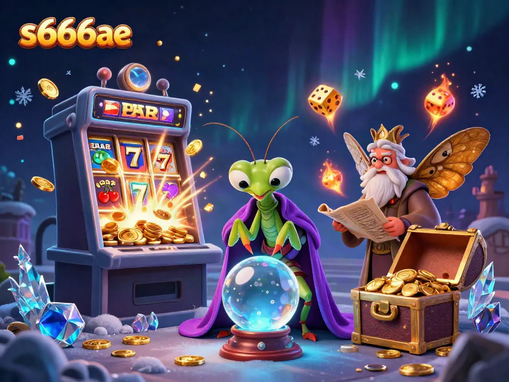 Experience the thrilling ambiance of s666ae with a 3D fortune teller and dynamic casino elements.