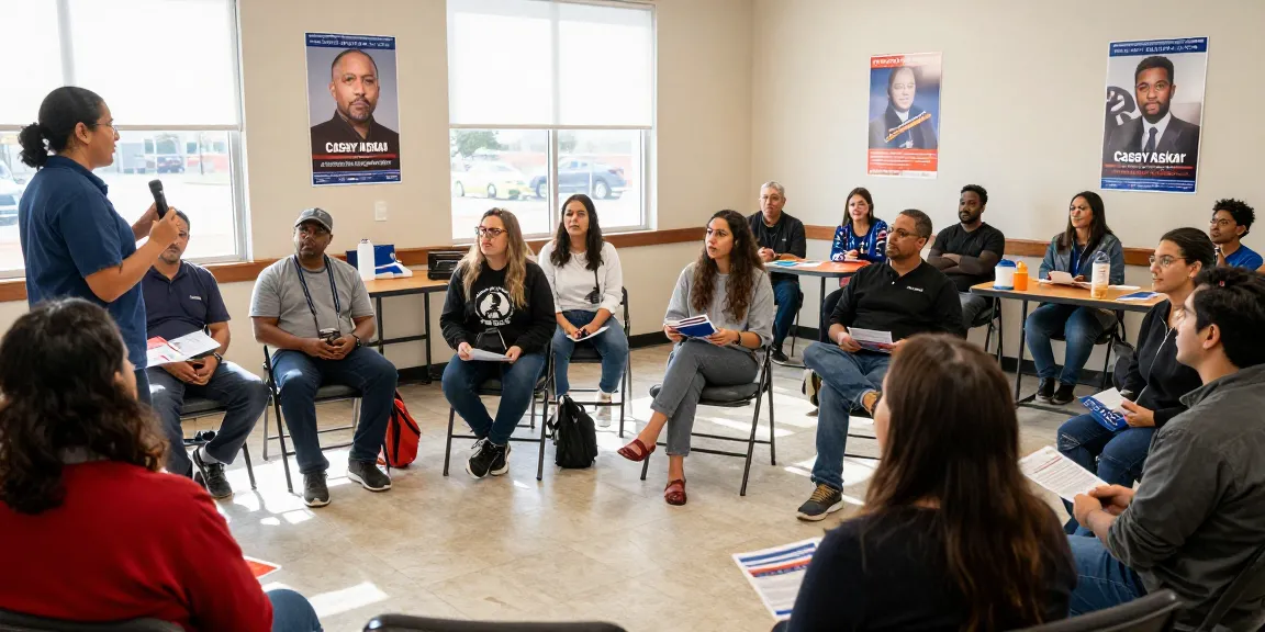 Community discussion about Casey Askar's campaign, highlighting civic engagement.