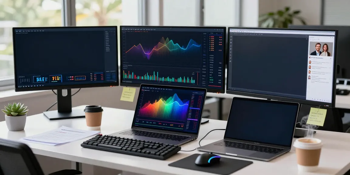 Instagram integrated into cryptocurrency trading scene, showcasing active charts, digital wallet, and modern tech.