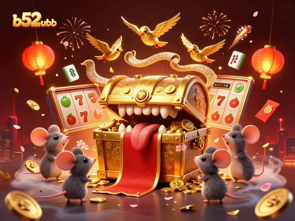 Experience thrilling wins with b52clubb in a vibrant casino adventure illustration.