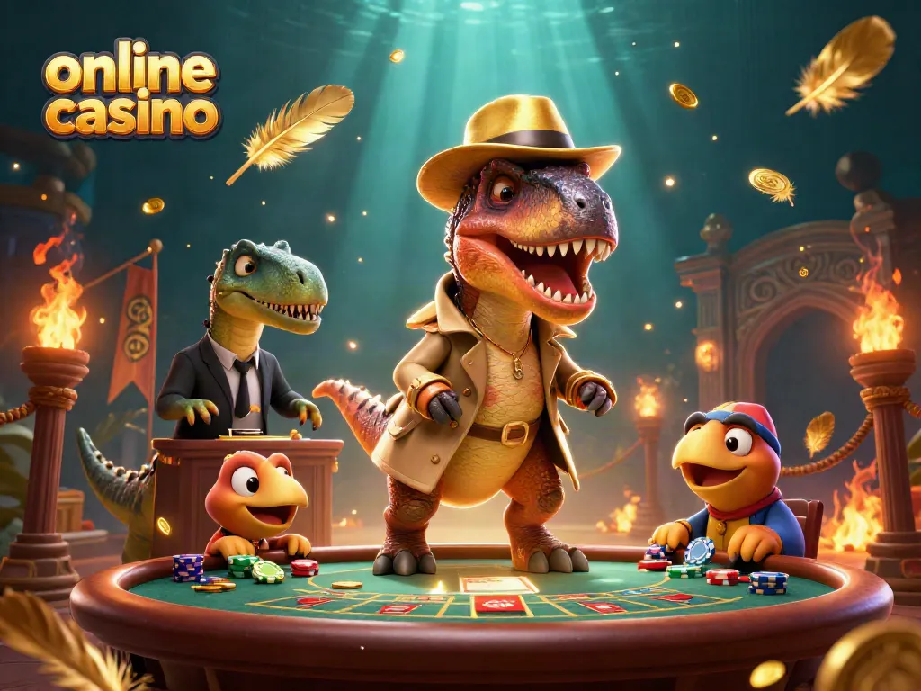 Gioca nel fantastico mondo degli online casino con il velociraptor e ammirali in azione al tavolo di blackjack.