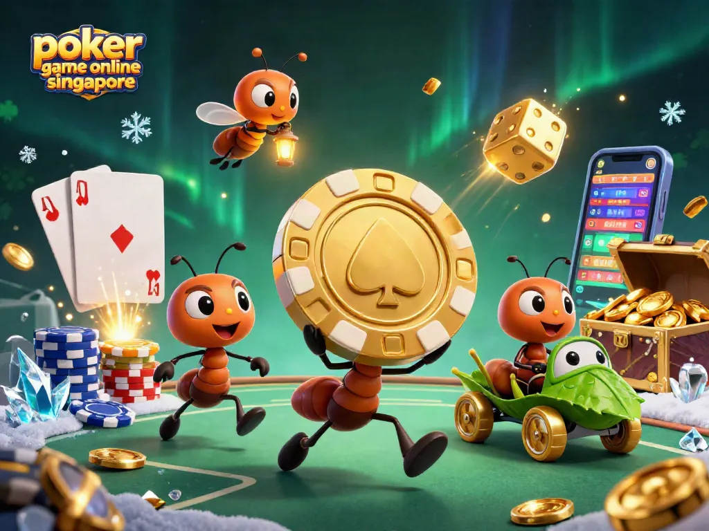 Experience the exciting poker game online Singapore with a team of animated characters playing their heist.