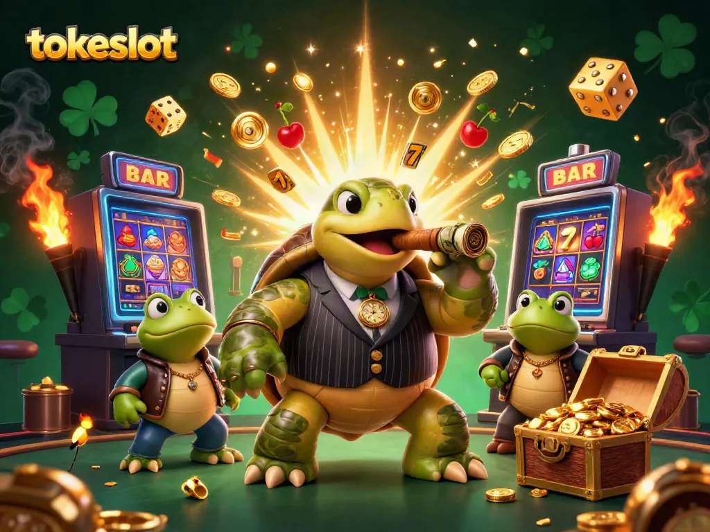 Permainan menarik di Tokeslot dengan slot uang dan karakter unik yang memikat.