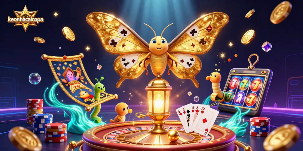 Engage with keonhacaicopa by experiencing thrilling casino adventures in a vibrant 3D illustration.
