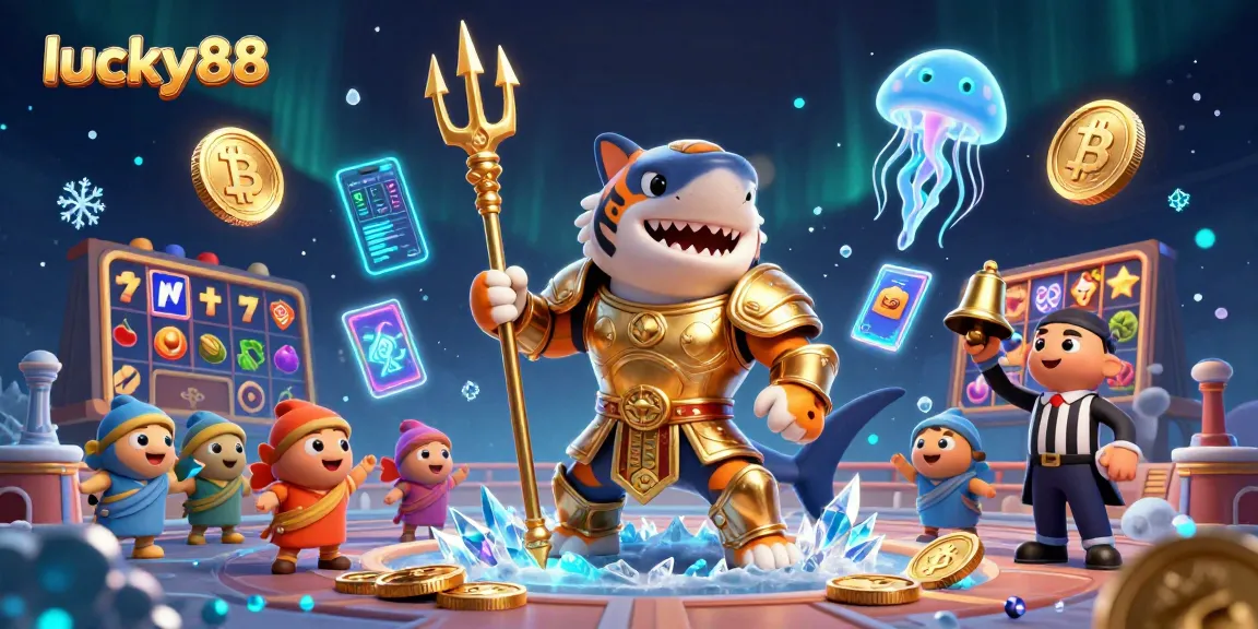 Engage in thrilling gameplay with lucky88 as the tiger shark showcases high-stakes action in 3D!