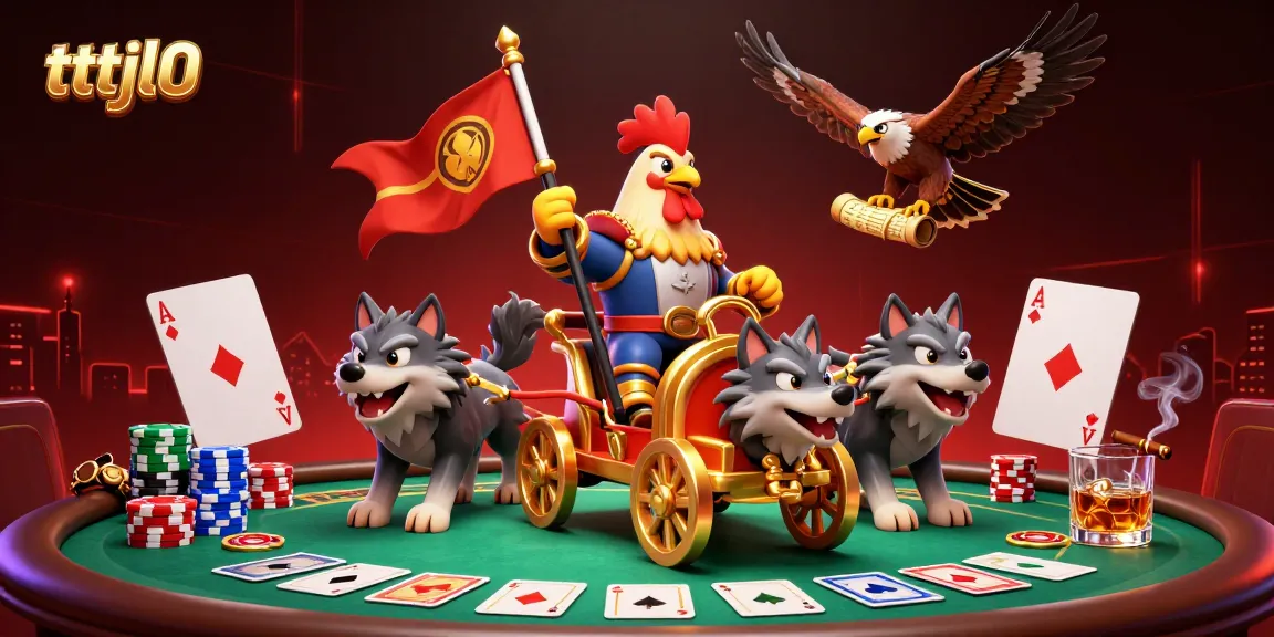 Experience thrilling gameplay with tttjl0 at the center of this vibrant casino showdown.