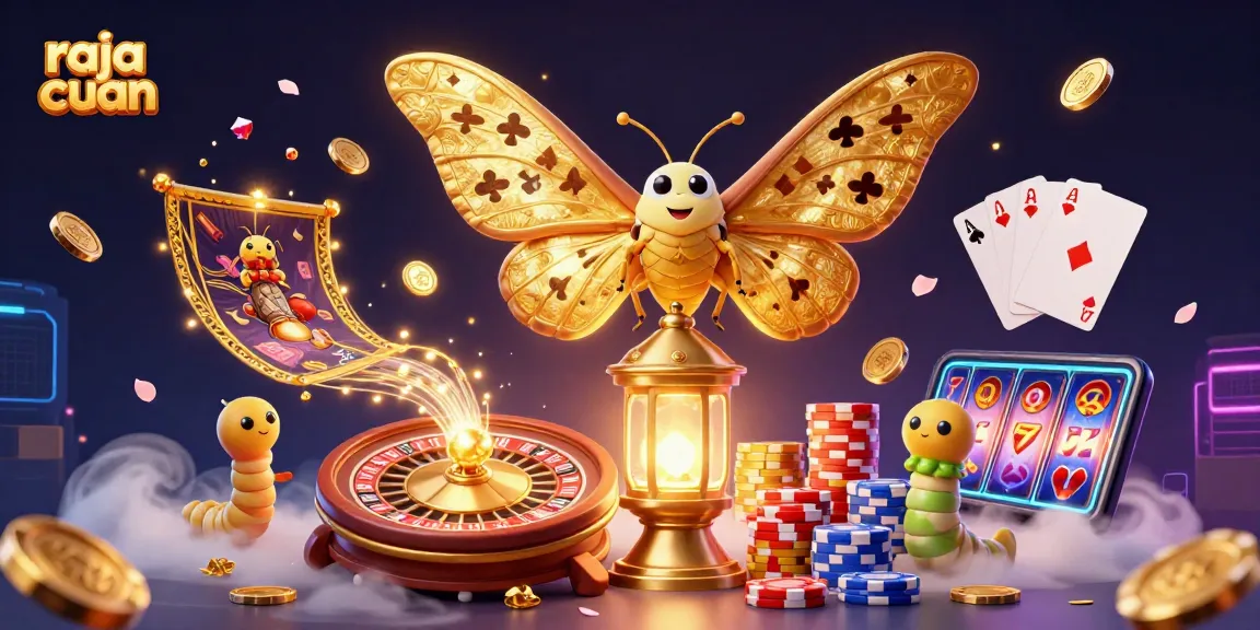 Engage with raja cuan-inspired gaming action featuring golden treasures and vibrant casino elements.