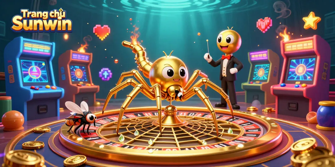 Spin the roulette wheel with Trang chủ Sunwin, where excitement meets vibrant gaming elements in a thrilling casino scene.
