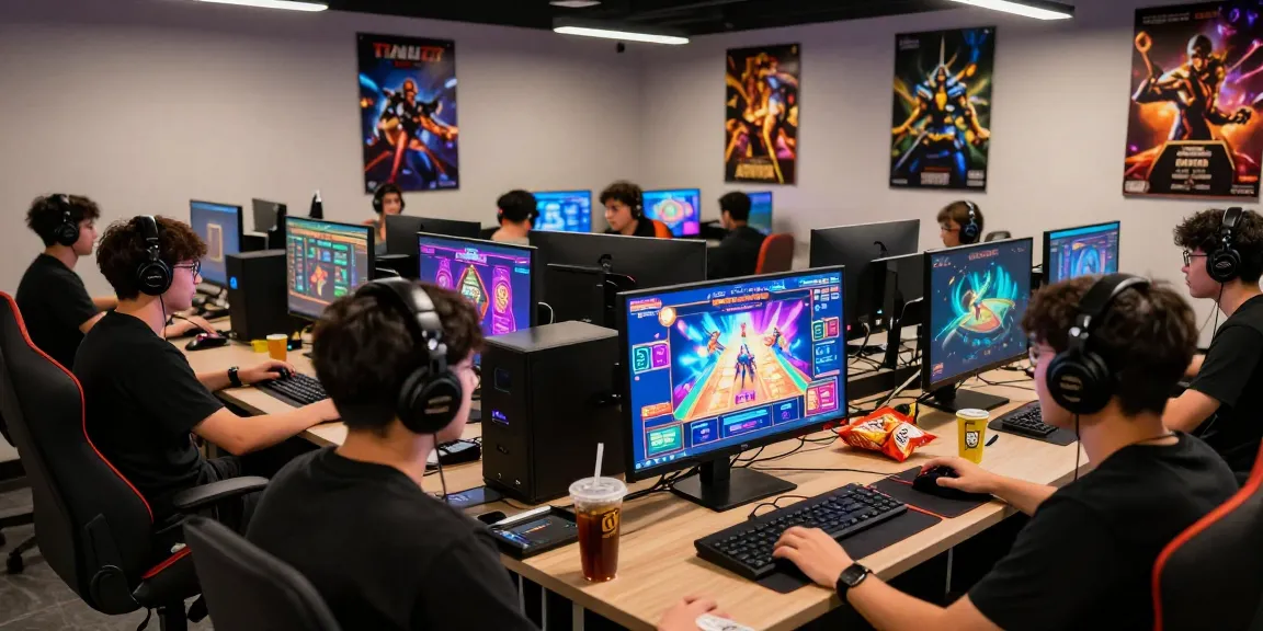 Exciting gaming scene featuring players streaming depo pulsa 10k tanpa potongan slot action.