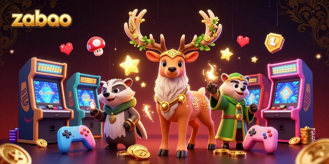 Engage with zaobao's vibrant casino scene featuring animated characters and thrilling game elements.