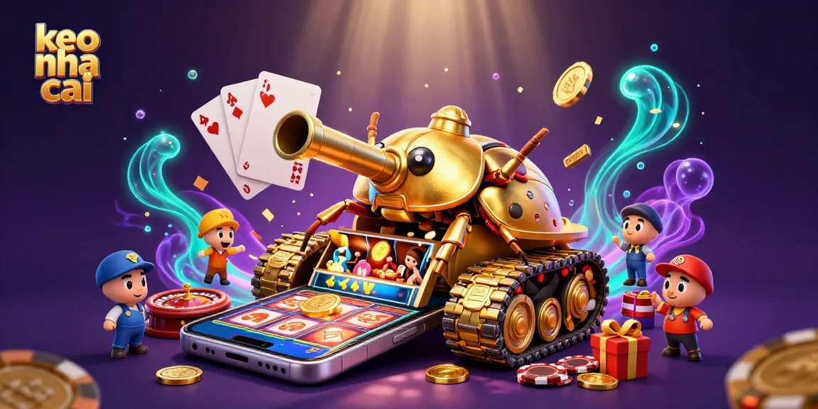 Engage with keo nha cai in a vibrant 3D casino scene filled with action and excitement.