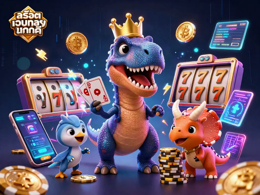 เล่นสล็อตเว็บตรง แตกดี กับ T-Rex การ์ตูนที่น่ารักสุดๆ สร้างความบันเทิง