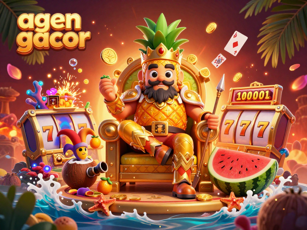 Experience the vibrant and dynamic world of agen gacor on a beach casino full of treasures and fun!