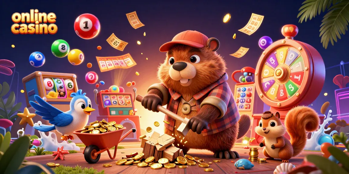 Engaging scene featuring characters celebrating winnings in an online casino environment.