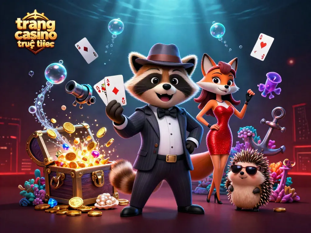 Trải nghiệm thắng lớn tại trang casino trực tuyến với những người bạn đáng yêu trong không gian sống động.